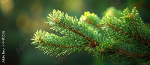 Young Densely Packed Branches Of Scots Pine Note Shallow Depth Of Field