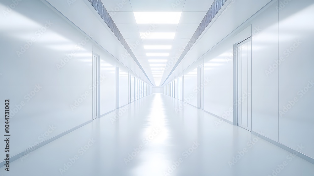 A futuristic white hallway with a glowing light at the end,white hallway with a bright light at the end,Empty white futuristic corridor with a glowing light in the distance A futuristic white hallway with a glowing light at the end,white hallway with a bright light at the end,Empty white futuristic corridor with a glowing light in the distance