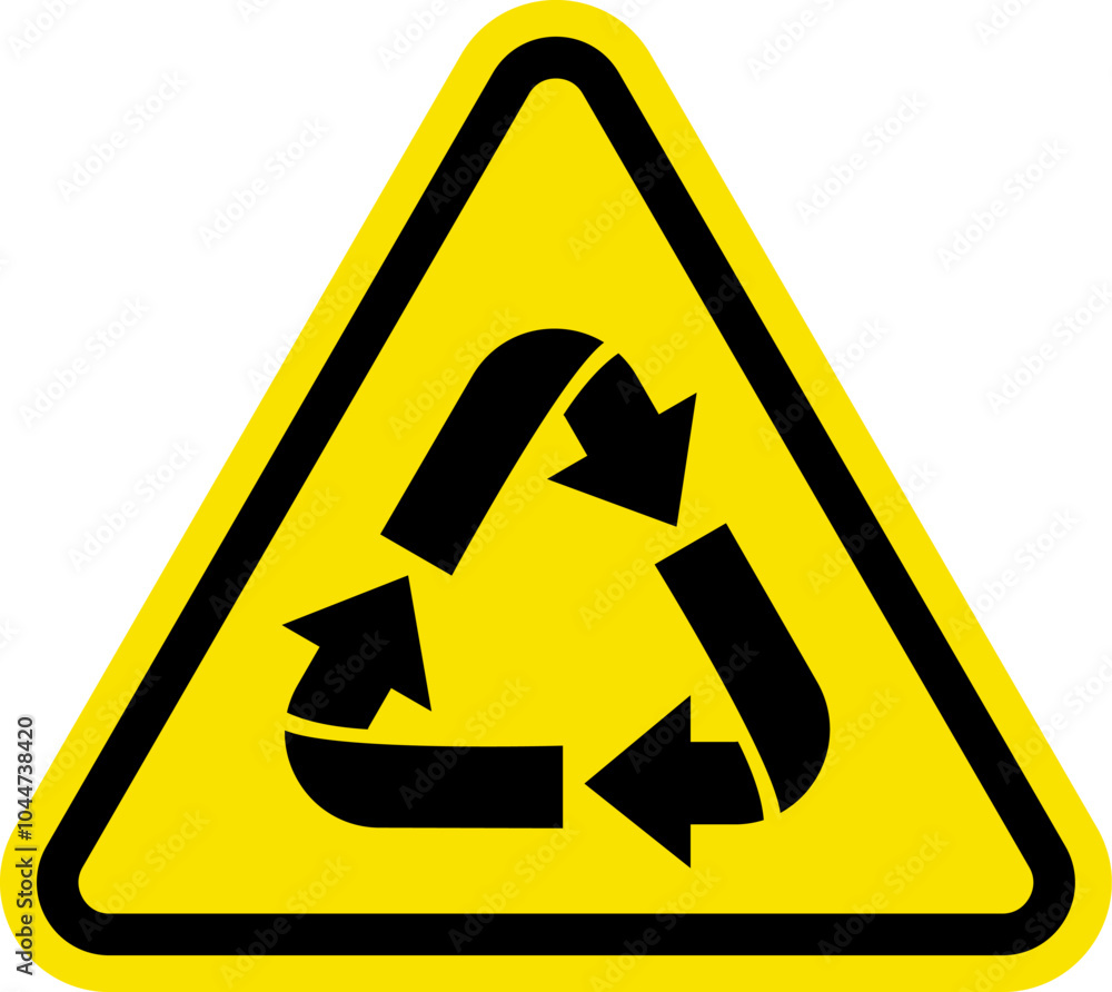 Recycle icon. Trash symbol. Recycling sign, symbol Isolated Vector illustration. Recycle icon. Trash symbol. Recycling sign, symbol Isolated Vector illustration.