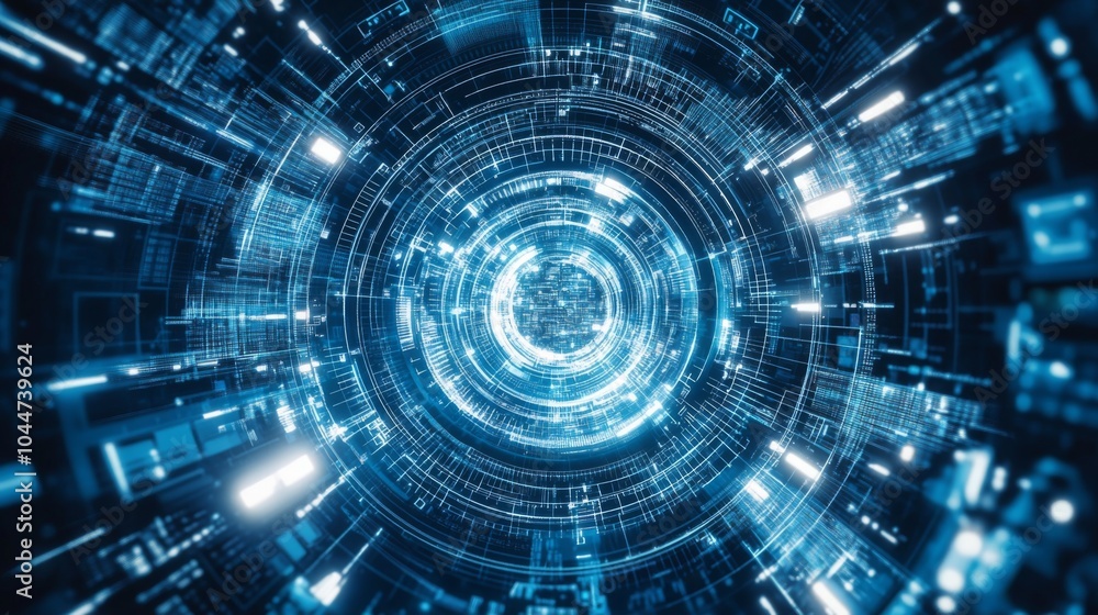 Futuristic Technology Background with Bold High Contrast Futuristic Technology Background with Bold High Contrast