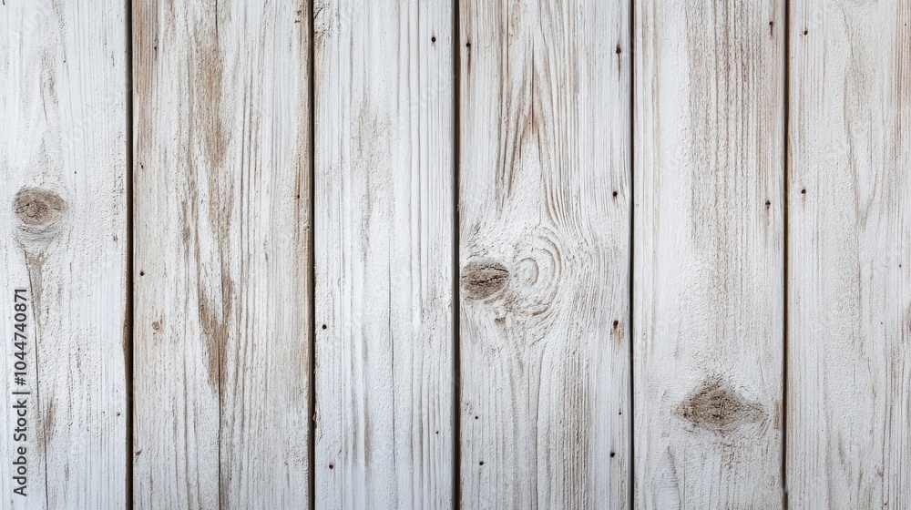 Naklejka premium Close-up of white wooden wall