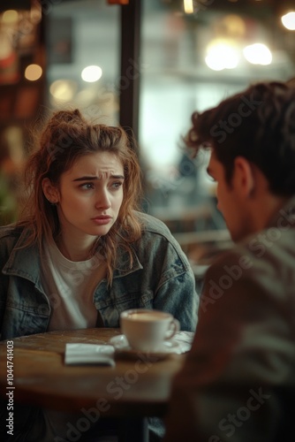 Couple Sitting at Table