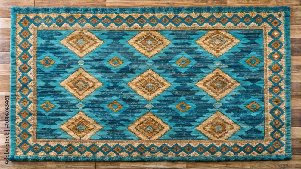 Vibrant Blue Bohemian Style Sisal Rug - Rectangular Design for Modern Home Decor and Interior Design Vibrant Blue Bohemian Style Sisal Rug - Rectangular Design for Modern Home Decor and Interior Design