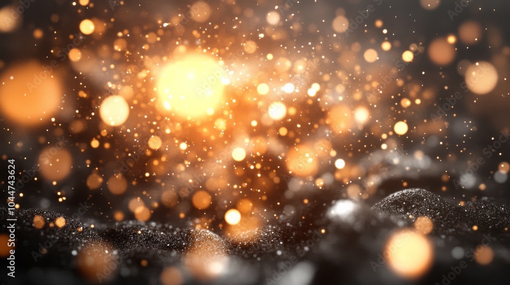 High Contrast Studio Lighting with 3D Background Effects