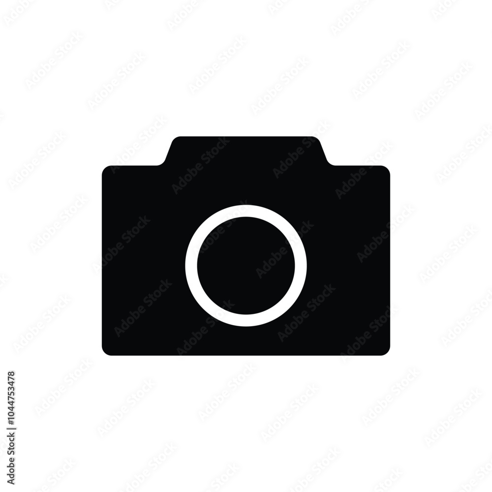 Photography camera line art icon sign design. Vector illustration Photography camera line art icon sign design. Vector illustration
