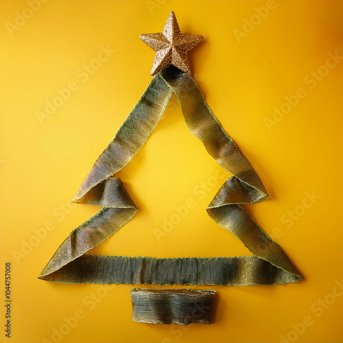 AI art, Christmas tree background