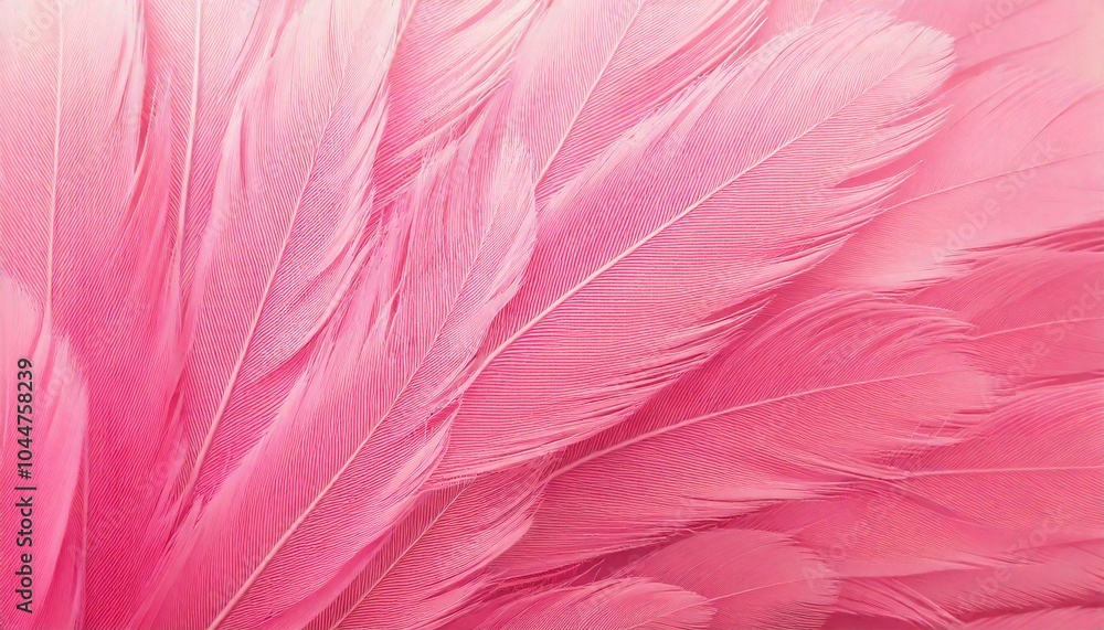 Obraz premium pink feather background