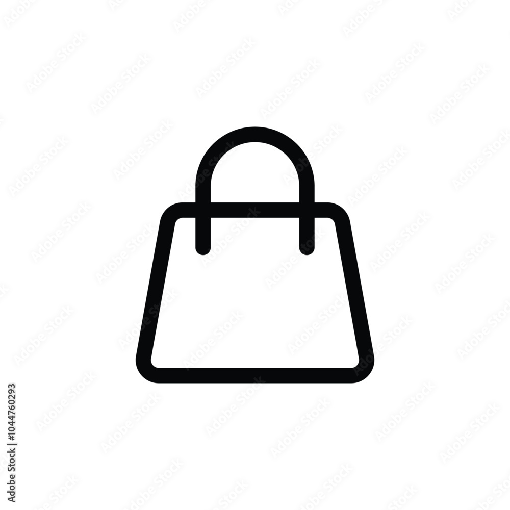 Shopping bag icon isolated background design. Vector illustration Shopping bag icon isolated background design. Vector illustration