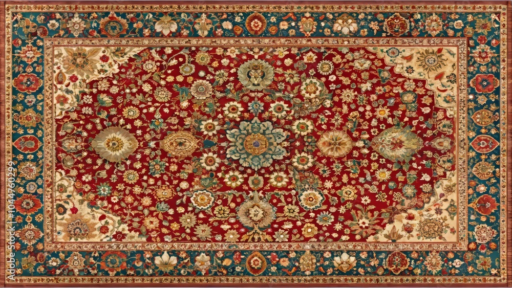 Vibrant Persian Rugs in Rich Colors Adding Elegance and Style to Any Interior Space or Decor Vibrant Persian Rugs in Rich Colors Adding Elegance and Style to Any Interior Space or Decor
