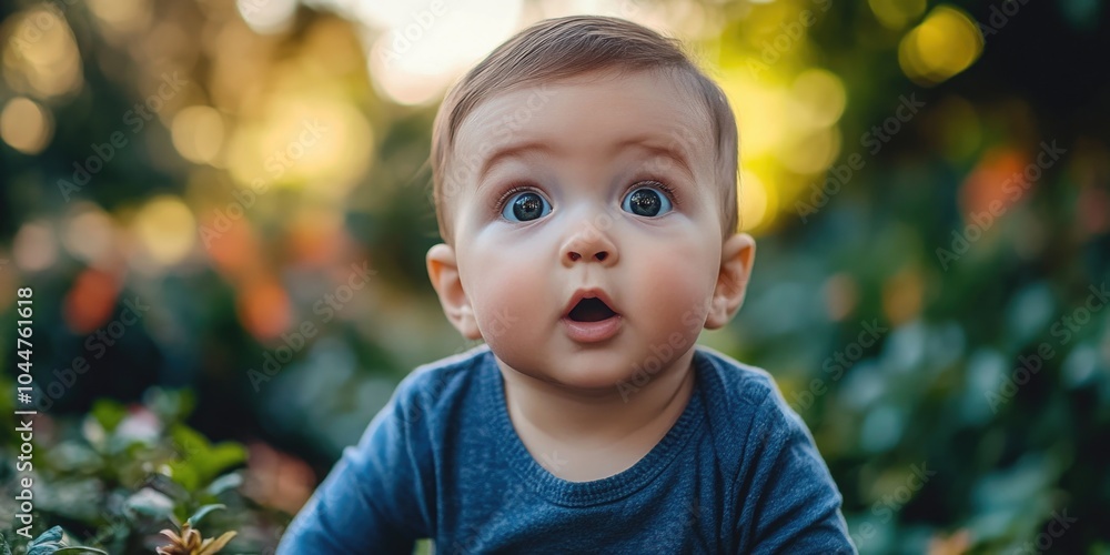Baby Surprised Expression Baby Surprised Expression