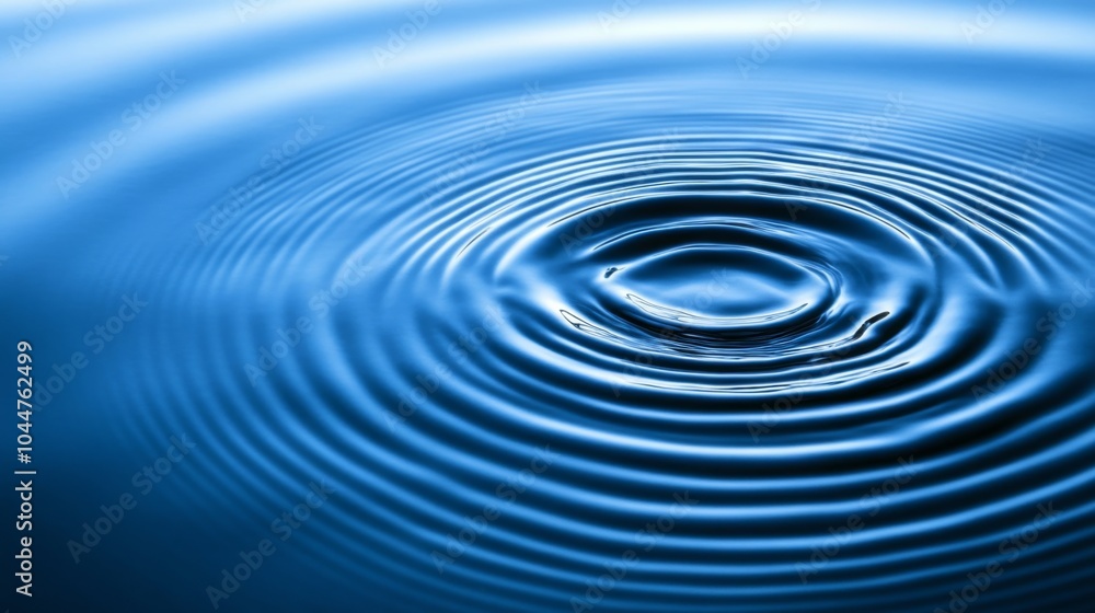 High Contrast Water Ripples with Sharp Reflections High Contrast Water Ripples with Sharp Reflections