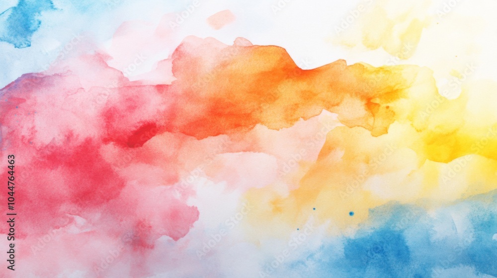 Vibrant Watercolor Abstract Art Background Vibrant Watercolor Abstract Art Background