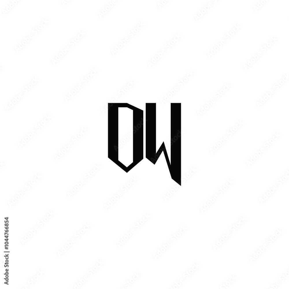 DW monogram logo design letter text name symbol monochrome logotype alphabet character simple logo DW monogram logo design letter text name symbol monochrome logotype alphabet character simple logo