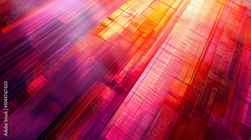 Soft Focus Geometric Patterns in Subtle Lighting