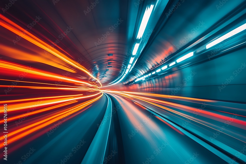 abstract night acceleration speed motion