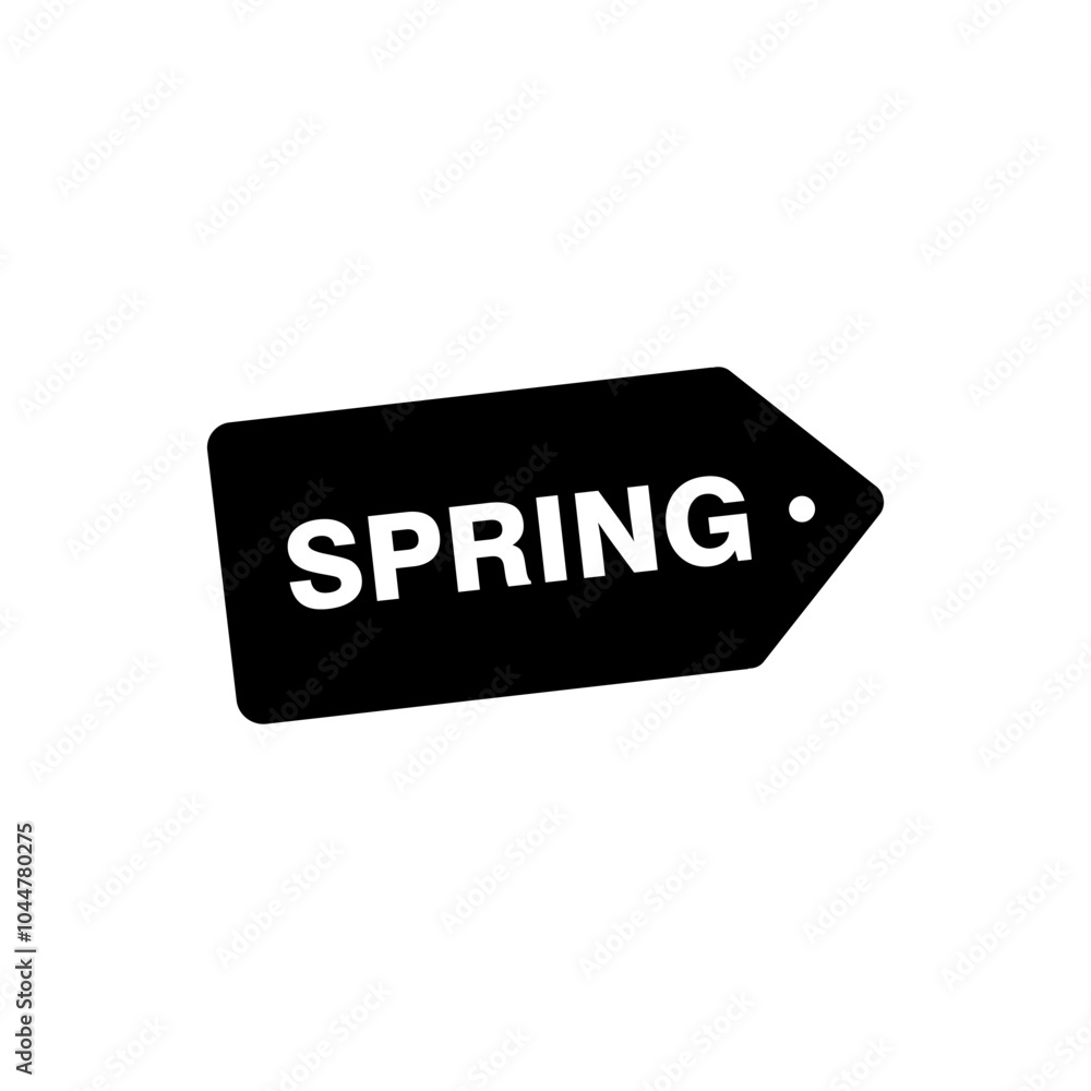 Spring Sale. Special offer price sign icon isolated on white background. Spring Sale. Special offer price sign icon isolated on white background.