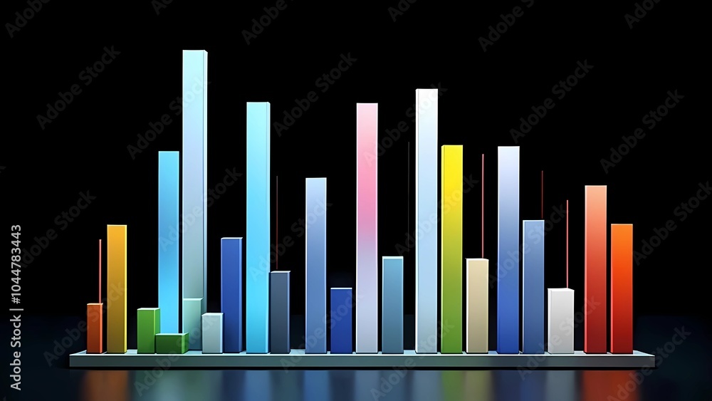 Obraz premium business graph 