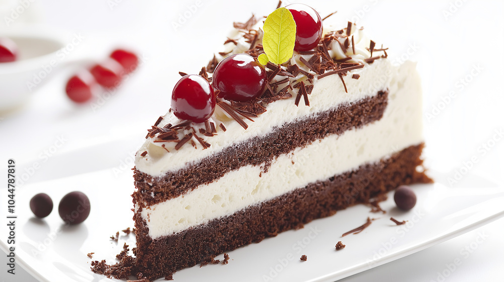 Raspberry cheesecake with berries isolated on a transparent background Raspberry cheesecake with berries isolated on a transparent background