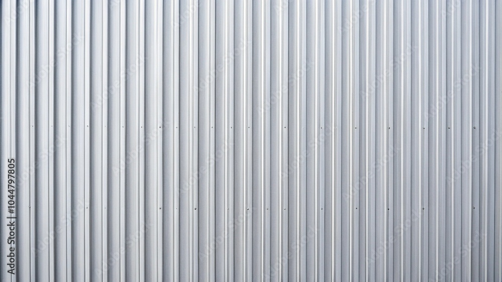 Sheet metal texture corrugated white high angle view with light reflections Sheet metal texture corrugated white high angle view with light reflections