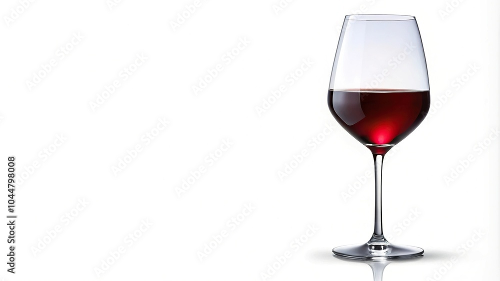 Silhouette pinot noir wine glass isolated on white background Silhouette pinot noir wine glass isolated on white background