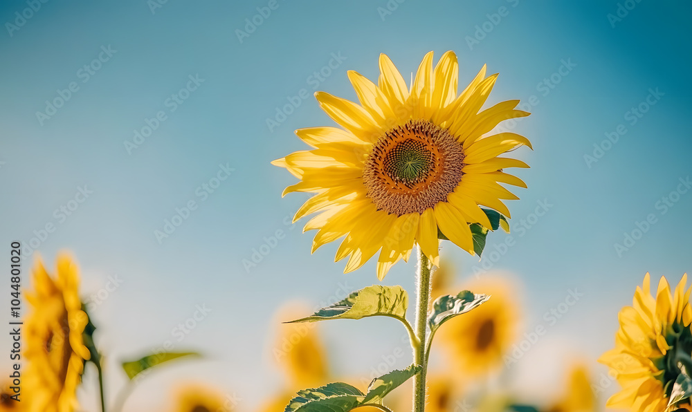 Fototapeta premium Dreamlike Landscapes and Mystical Gardens with Vibrant Flowers and Glowing Nature