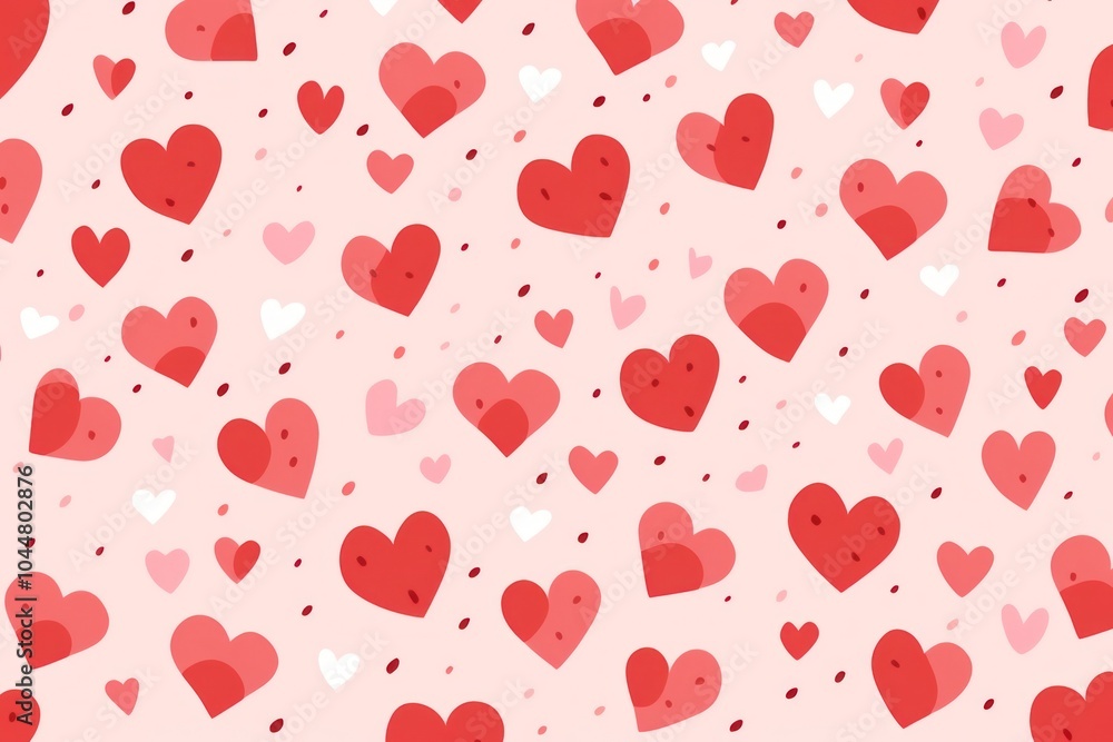Red heart pattern backgrounds repetition. Red heart pattern backgrounds repetition.
