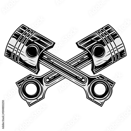 piston vector art