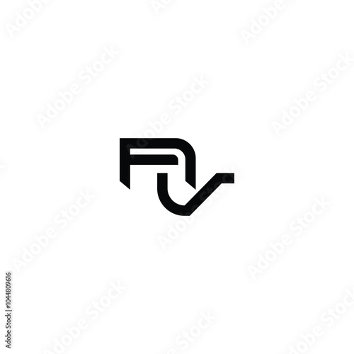 AV monogram logo design letter text name symbol monochrome logotype alphabet character simple logo