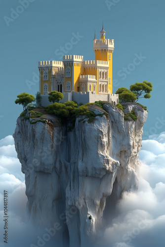 Magic castle in the clouds: a world of dreams