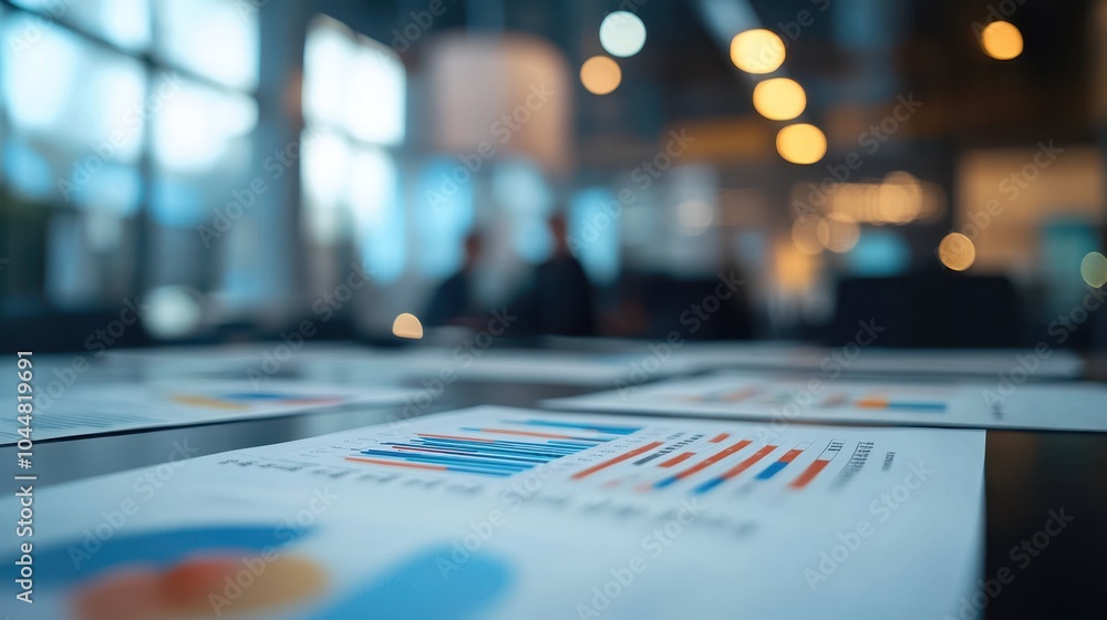 The Office Workspace with Reports The Office Workspace with Reports