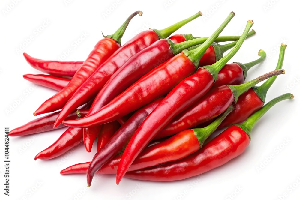 Silhouette of hot red chili peppers isolated on white background Silhouette of hot red chili peppers isolated on white background