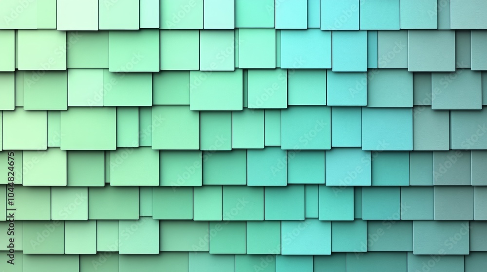Abstract Teal and Green Geometric Pattern Background Abstract Teal and Green Geometric Pattern Background