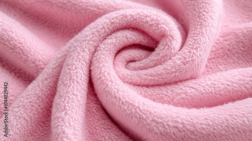 Soft Pink Fleece Fabric Texture Background