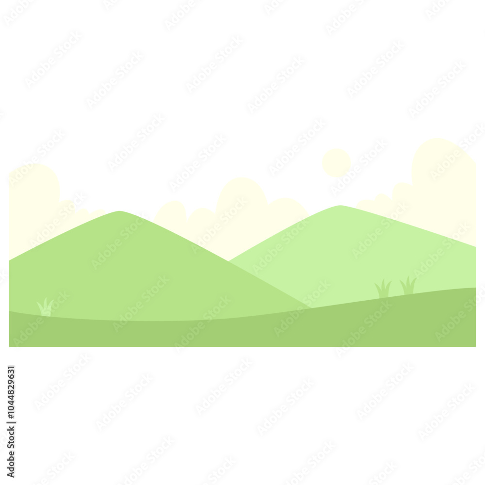 Green Field Landscape Green Field Landscape