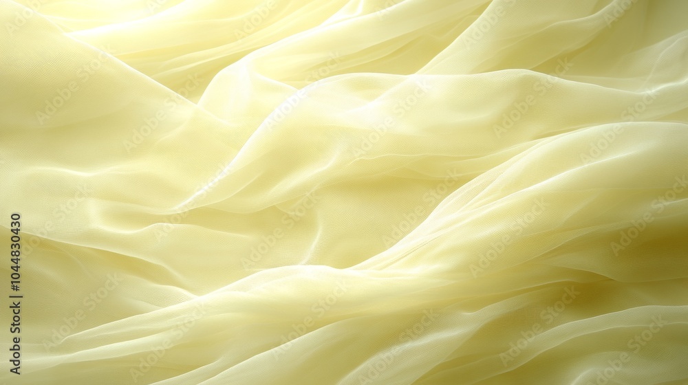 Soft Yellow Fabric Drape Texture Background Textile Material Soft Yellow Fabric Drape Texture Background Textile Material