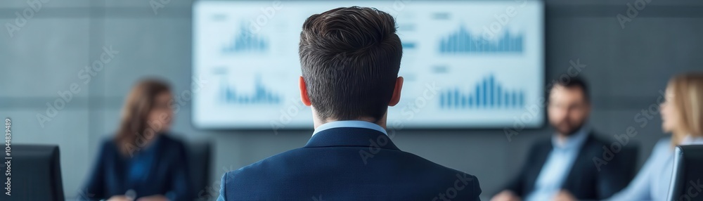 Business partners presenting a detailed integration strategy postmerger, sleek boardroom with financial graphs on display, ultrarealistic detail of teamwork and planning Business partners presenting a detailed integration strategy postmerger, sleek boardroom with financial graphs on display, ultrarealistic detail of teamwork and planning