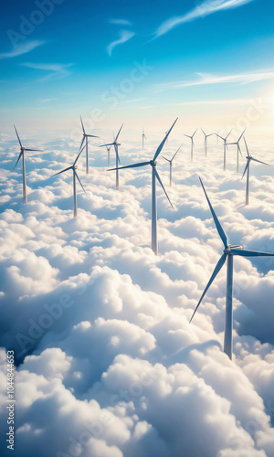 Wind Power: Harnessing Renewable Energy Through Expansive Wind Farms photo