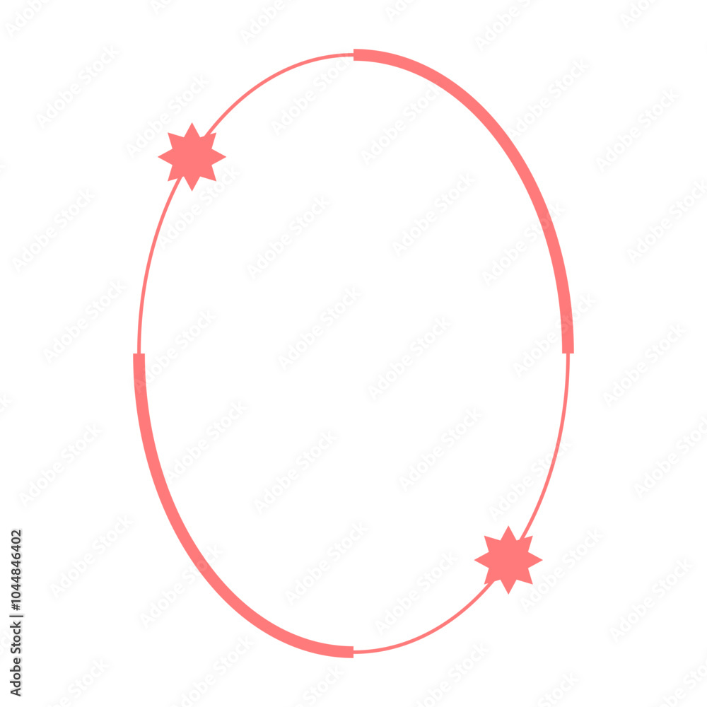 Obraz premium Monoline Frame Aesthetic