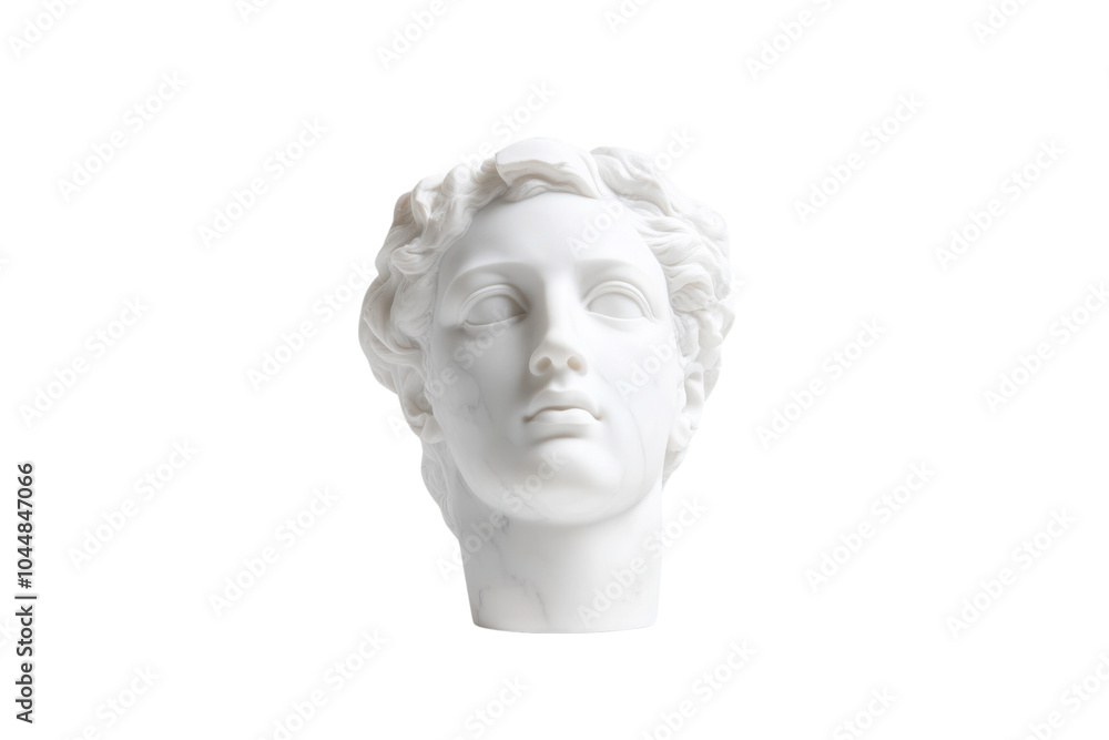 Elegant marble sculpture of a classical male head, showcasing exquisite craftsmanship and timeless beauty. Elegant marble sculpture of a classical male head, showcasing exquisite craftsmanship and timeless beauty.