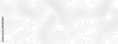 Transparent PNG Topographic line map. Modern design with White background with topographic wavy pattern design.Topography background. Vector banner. Topography background.Vector geographic contour map