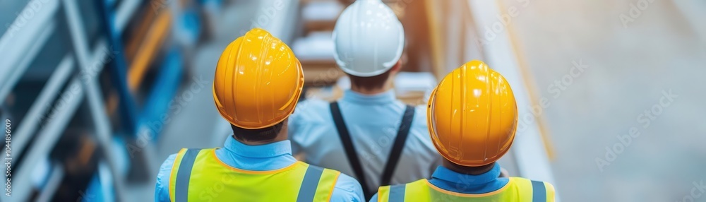 Factory workers organizing materials and monitoring workflow, bright factory lighting, ultrarealistic detail of machinery, tools, and focused teamwork Factory workers organizing materials and monitoring workflow, bright factory lighting, ultrarealistic detail of machinery, tools, and focused teamwork