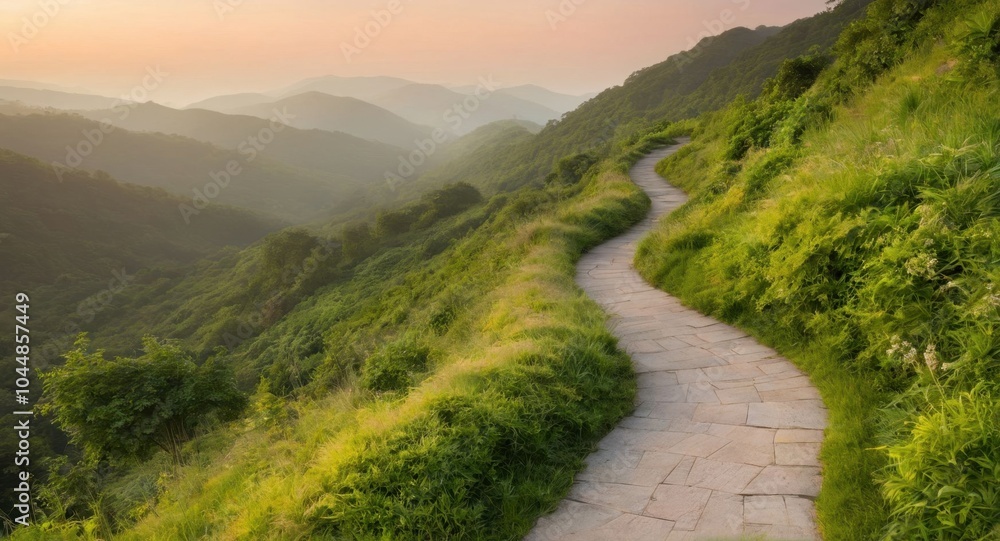 Image of a road in nature Image of a road in nature