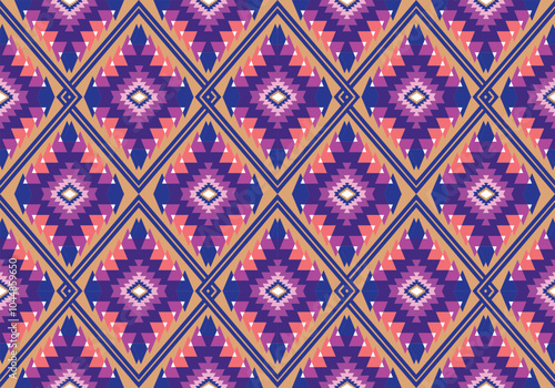 seamless native pattern design for carpet fabric wallpaper curtain tablecloth mattresses blanket embroidery ornament textile background bedsheet 