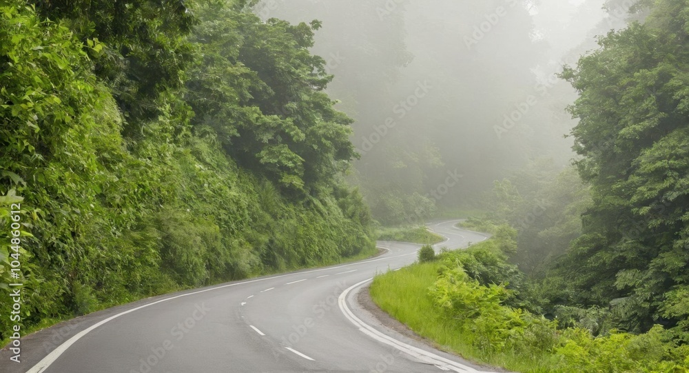 Image of a road in nature Image of a road in nature