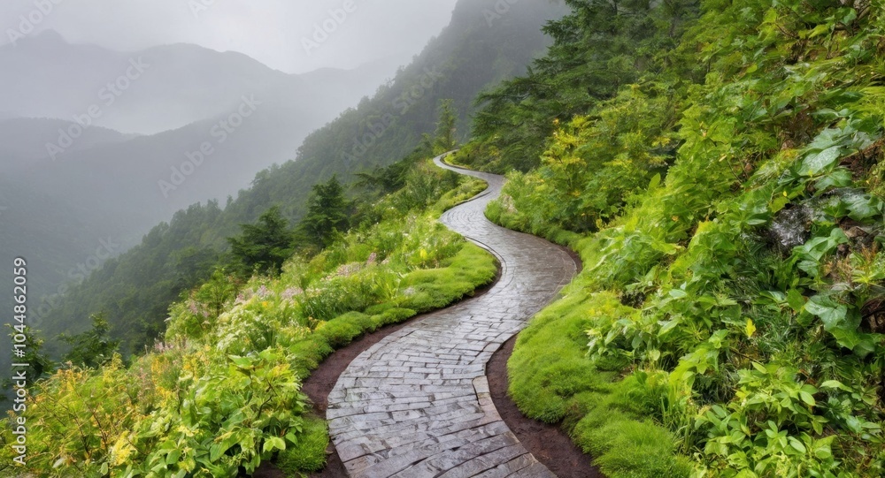 Image of a road in nature Image of a road in nature