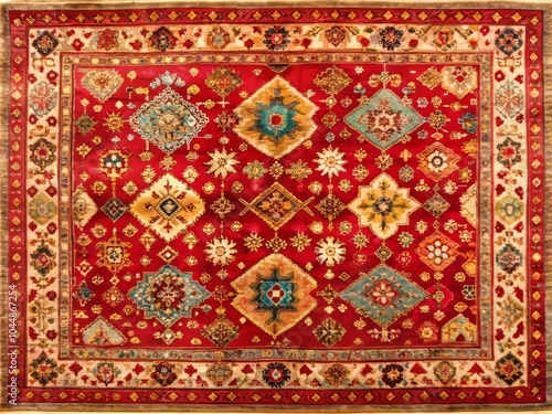 Vibrant Turkish Knotted Rugs with Bold Colors Adding Elegance to Any Home Decor Setting and Style