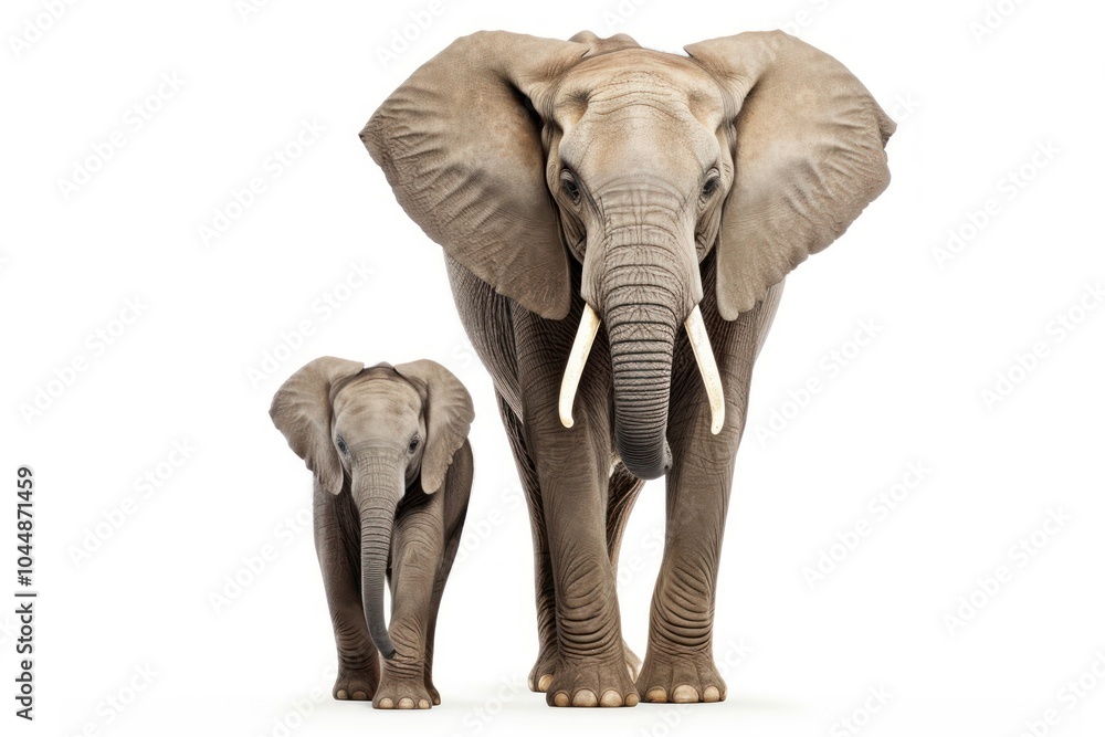 Fototapeta premium Elephant wildlife animal mammal.