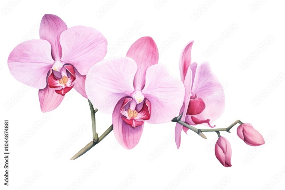 Obraz premium Orchid blossom flower plant.