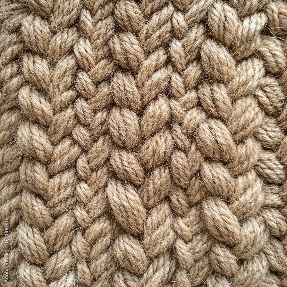 Close-up of textured rope knot pattern in natural fibers, creating abstract background. Close-up of textured rope knot pattern in natural fibers, creating abstract background.