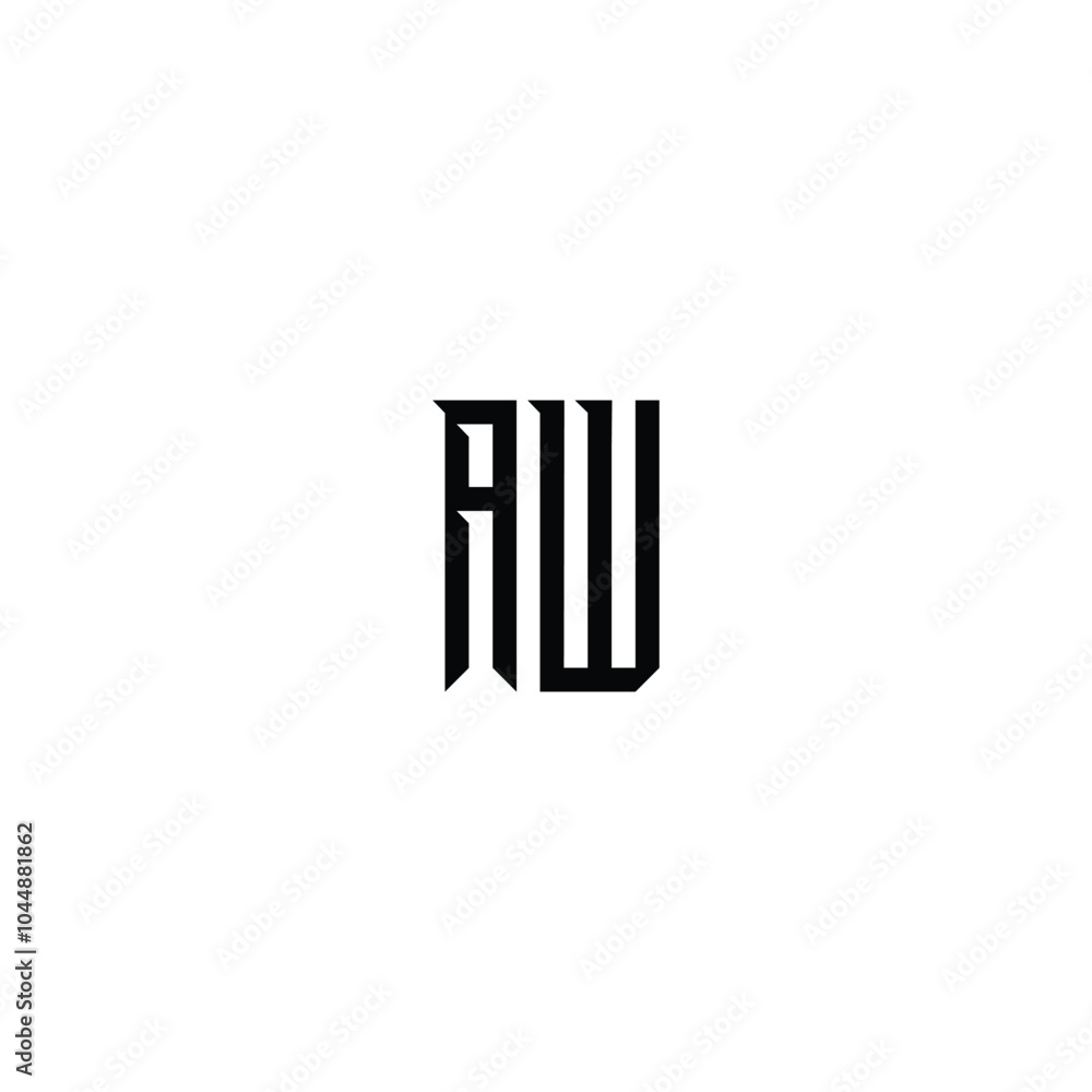 AW monogram logo design letter text name symbol monochrome logotype alphabet character simple logo AW monogram logo design letter text name symbol monochrome logotype alphabet character simple logo